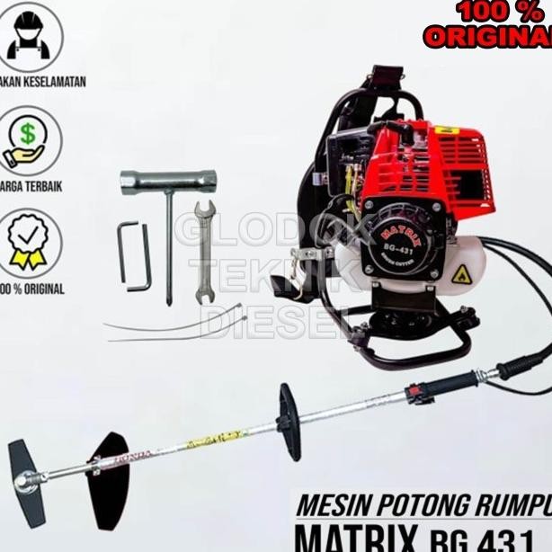 Matrix Mesin Potong Rumput Gendong Bg 435 Bg435 4 Tak Terbaik