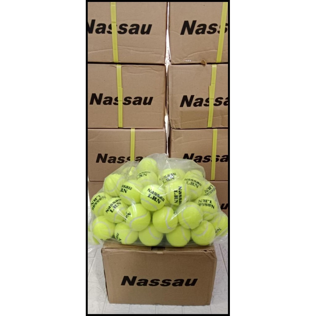 Bola Tenis Nassau / Bola Training Nassau Lrn ( Isi 50 ) Original