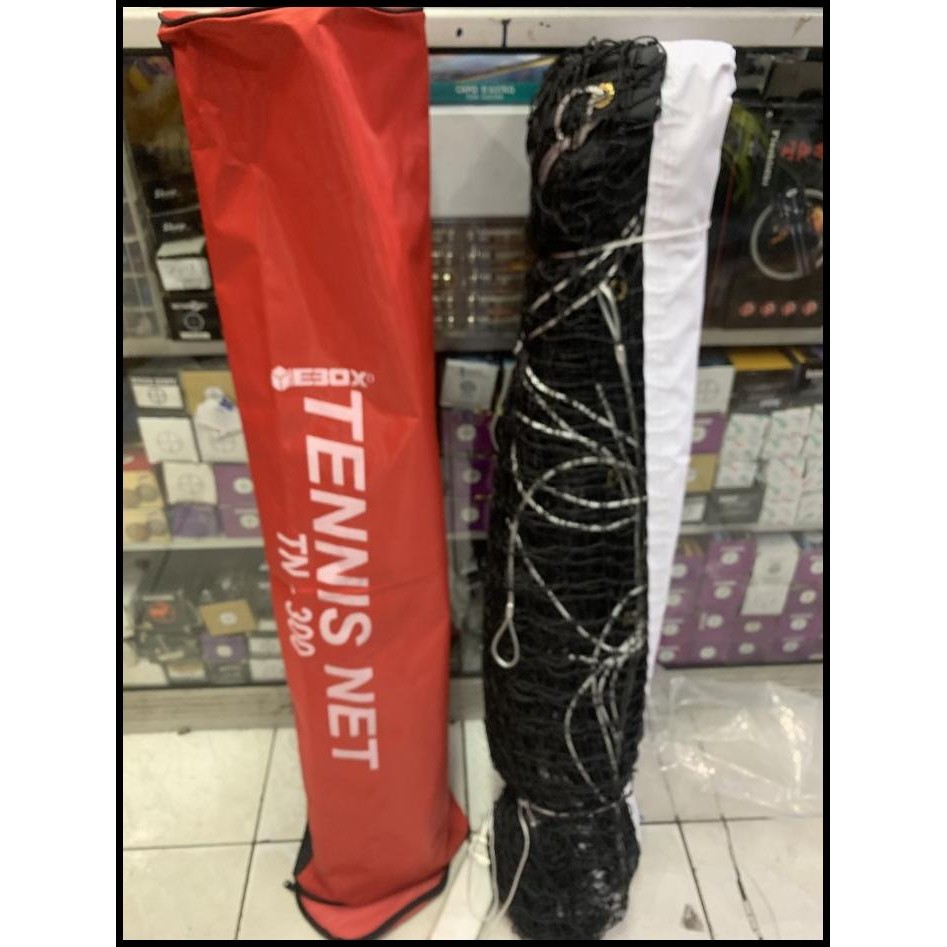 Net Tenis Lapangan Sling Baja Ebox Tn- 300 Original