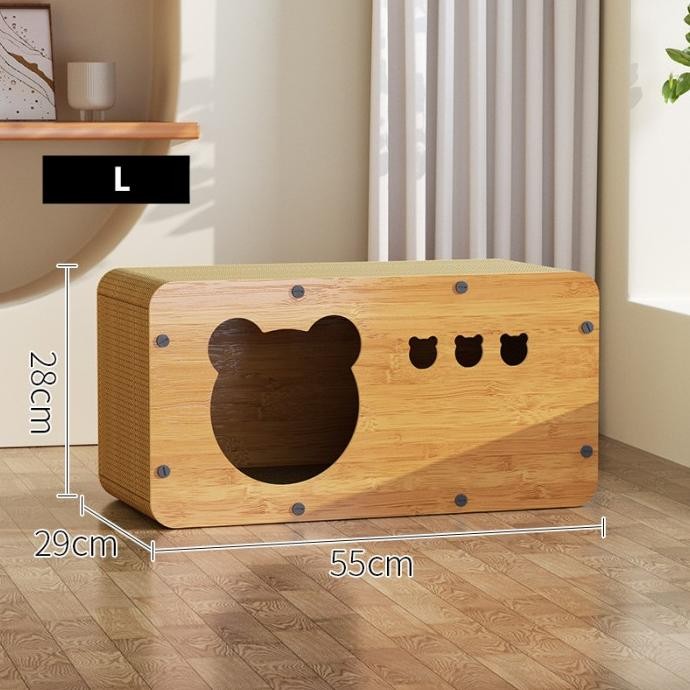 

Papan gores kucing sarang kucing multifungsi/Pet Cat Scratching Board/Tempat Tidur Kucing