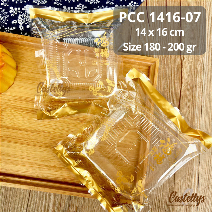 

NEW Plastik Mooncake 180gr - 200gr PCC 1416-07 Snowskin Pia Kue Bulan
