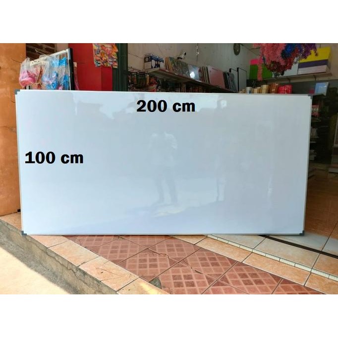 

Whiteboard 200 x 100 cm /papan tulis besar 100x200 cm