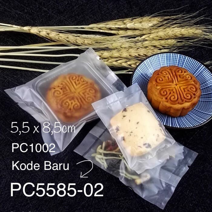 

BEBAS ONGKIR - PC5585-02 Plastik Kue Polos Clear Doff Cookies Nougat , snack dll