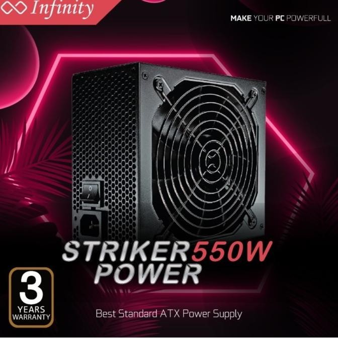 Power Supply Infinity 500Watt Bronze 80+ - PSU 500W Infinity Striker