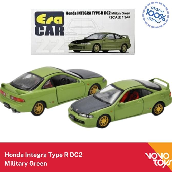 Era Car Diecast 1/64 Honda Integra Type R DC2 - Military Green