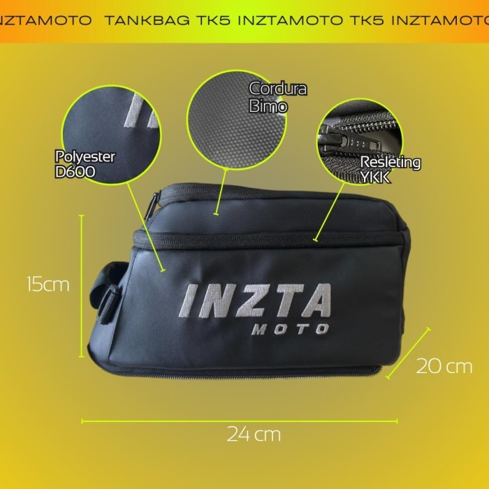 TANK BAG MOTOR, INZTA TANK TK5, TAS TANGKI TOURING