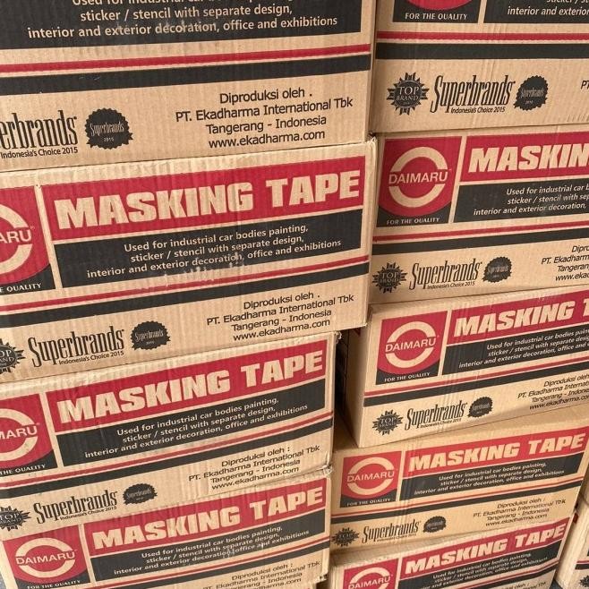 

Masking Tape / Lakban Kertas / Daimaru 1 Inch / 1 Dus