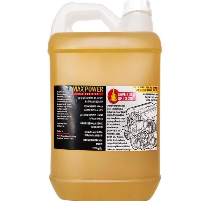 Penghemat BBM MAX POWER [UP TO 20%] Fuel Treatment Additive 1 Liter