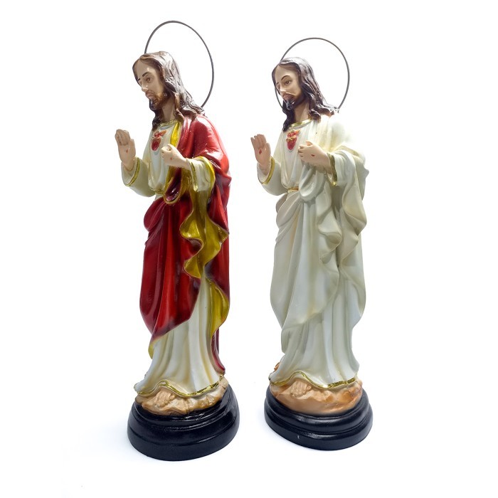 Azzatun - Patung Tuhan Yesus 40 Cm / Patung Hati Kudus Yesus / Patung Katolik