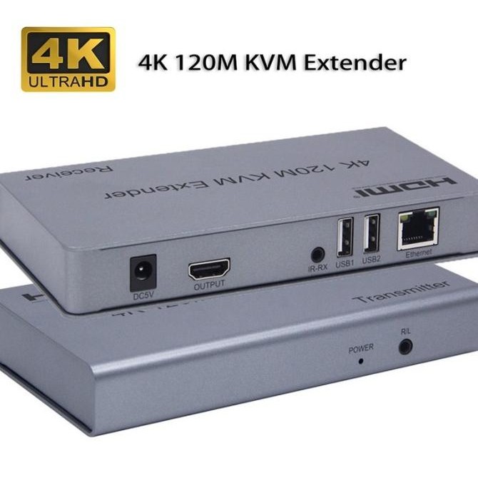 HDMI KVM Extender 60m Full HD via Kabel LAN UTP Cat6 Keyboard Mouse