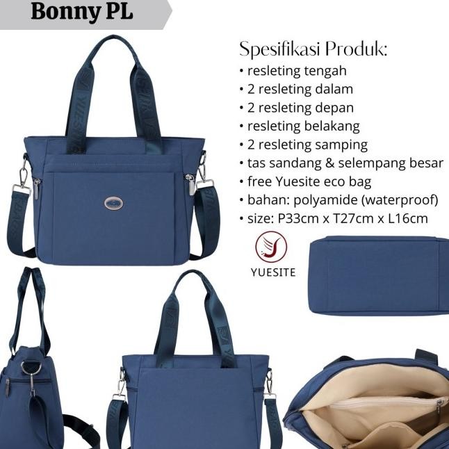 Yuesite Bonny Polyade Shoulder Bag Tas Bahu Wanita Cewek Selempang