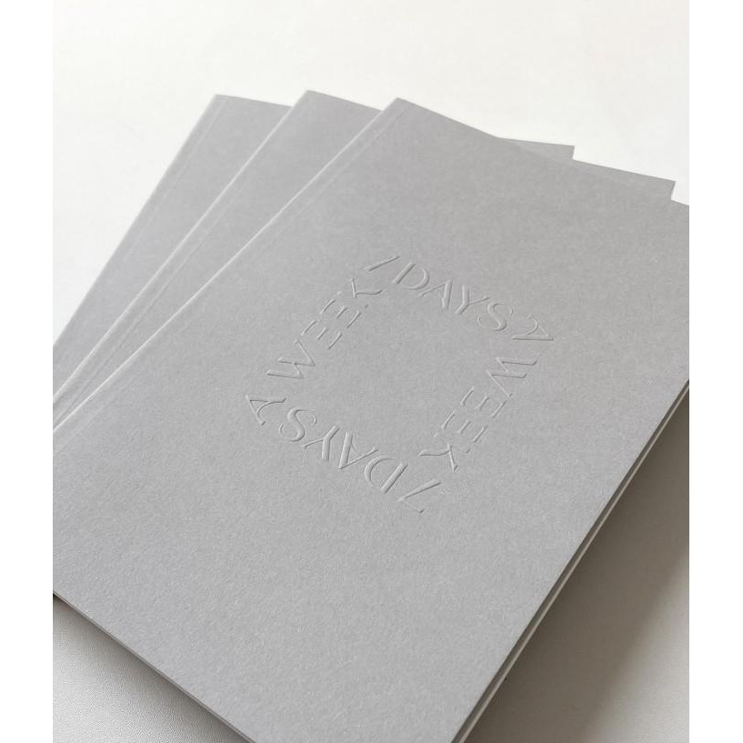 

7 Days A Week Notebook (A5 Plain) / Buku Tulis Polos