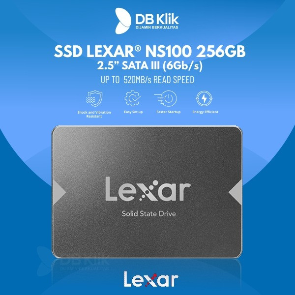 Lexar Ssd Ns100 256Gb Sata 2.5 Inch - Ssd 256Gb Lns100 2.5" Sata