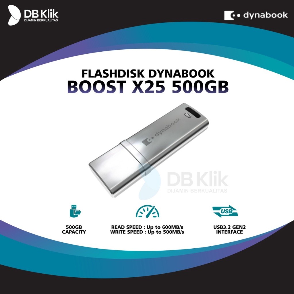 Dynabook Flashdisk Boost X25 500Gb Usb 3.2 - Usb X25 500Gb