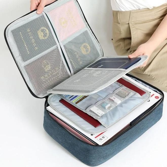 

NEW TAS TRAVEL TEMPAT DOKUMEN TAS DOKUMEN STORAGE BOX DENGAN DIGIT