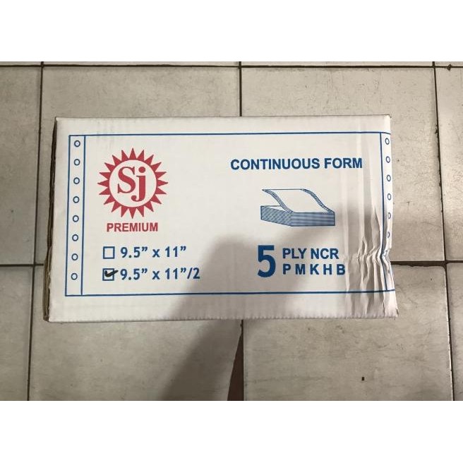 

Kertas Continuous Form Sj 9.5 X 11 / 9.5 X 11.2 5 Ply Diskon