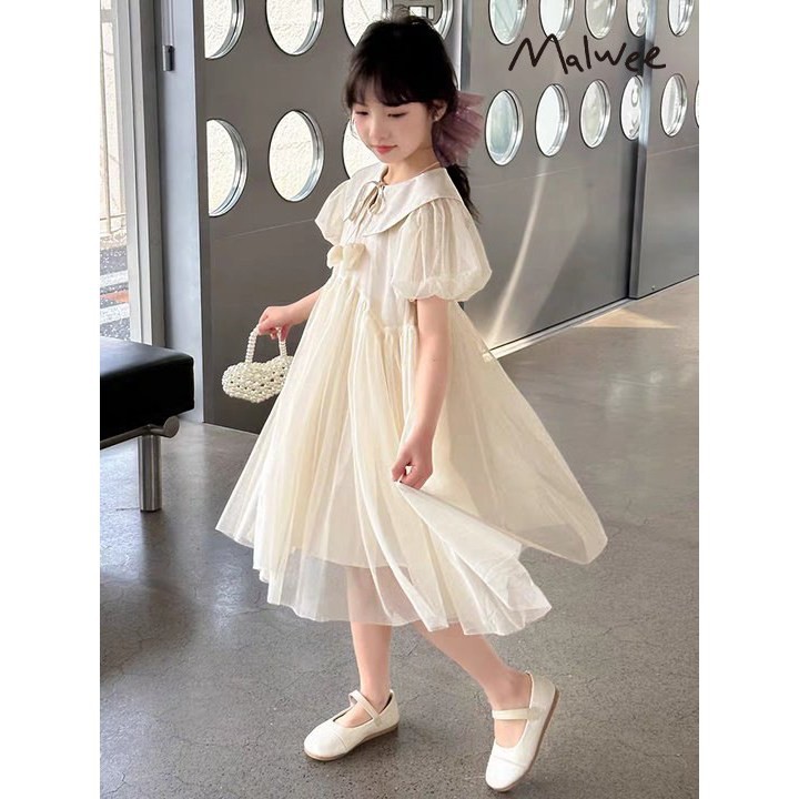 Dress Natal Anak Perempuan 2024 Umur 9 Thn 5 6 12 Tahun Pakaian Ulangtahun 1Th 4Th Midi Dreas Gereja