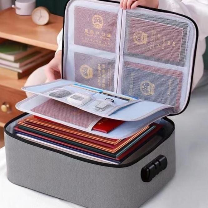 

BEST PRODUCT GRATIS ONGKIR - H5962 TAS PENYIMPANAN DOKUMEN MULTIFUNGSI / TAS DOKUMEN ANTI AIR / TAS TRAVEL