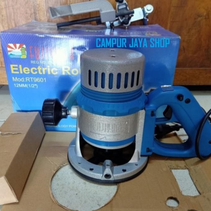 Mesin Router RT9601 Fujiyama Mesin Profil Kayu Electric Rauter Serut