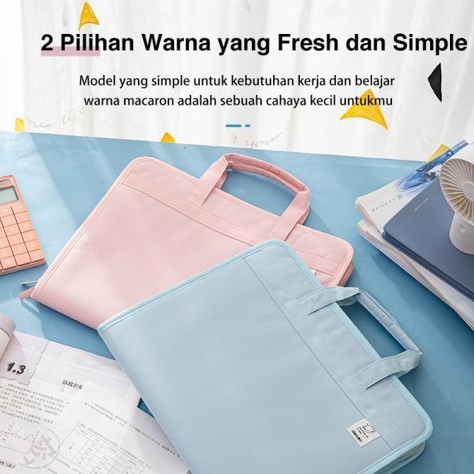 

PROMO / DELI FILE FOLDER DOCUMENT BAG TAS DOKUMEN FILE A4 13 SEKAT