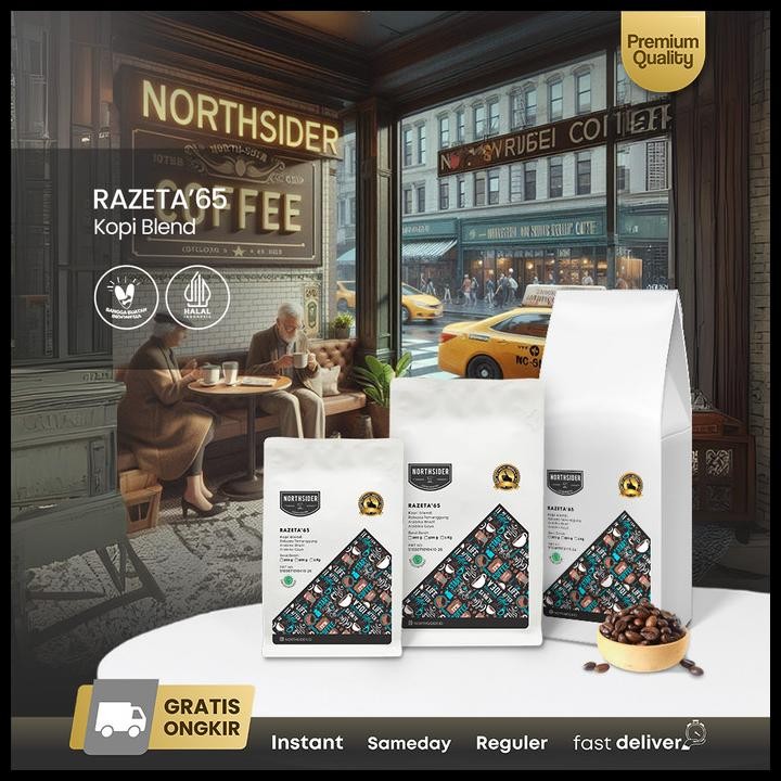 

Northsider Kopi Arabika Robusta Razeta'65 Espresso Blend Kopi Susu