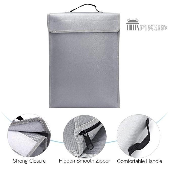 

TAS DOKUMEN TAHAN API PORTABEL HOLDER KANTONG RUMAH KANTOR AMAN TAS