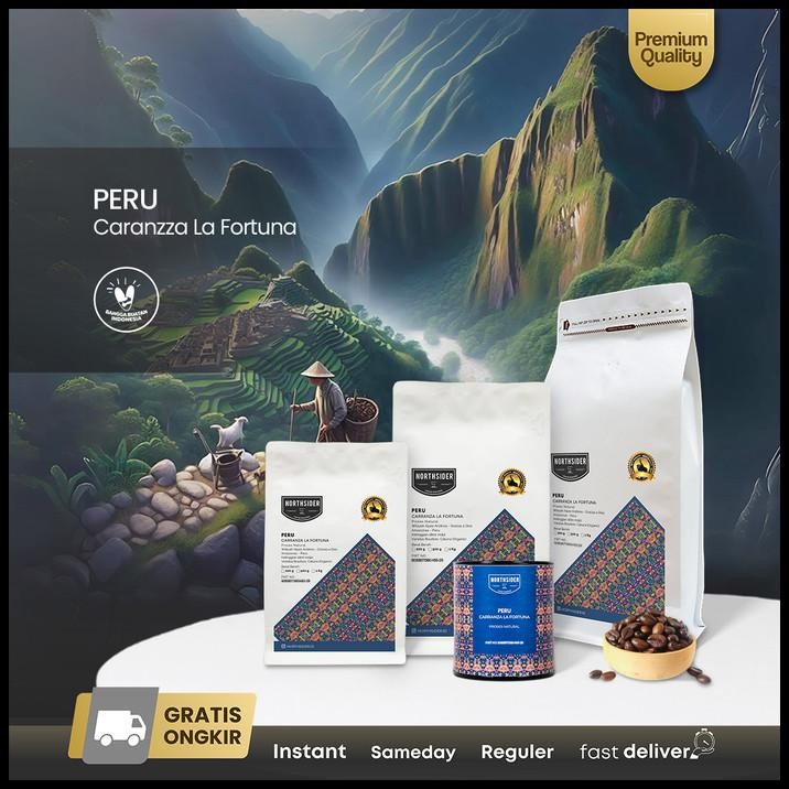

Northsider Kopi Arabika Peru Carranza La Fortuna Natural Organic Coffe