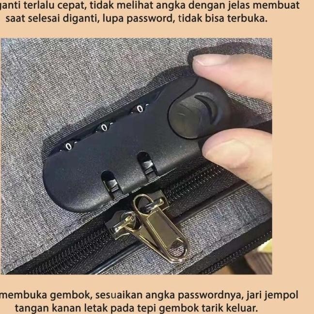 

NEW HARGA BERSAHABAT TAS DOKUMEN ANTI AIR PASSWORD TRAVEL BAG