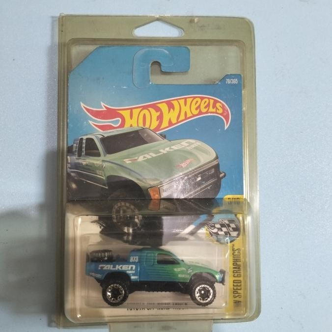 Hot Wheels Toyota Off Road Truck tampo Falken free protector