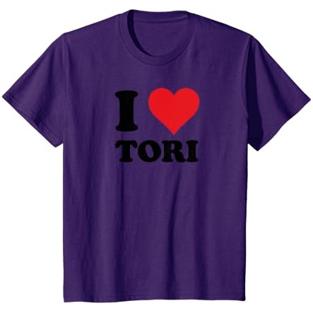 Kaos Barang Pribadi I Heart Tori First Name I Love |IrCRwBsf|