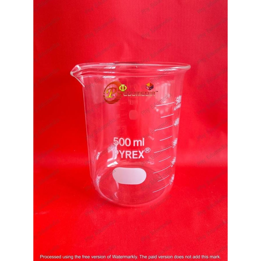 Beaker / Beaker 500ml / Beaker Glass 500ml PYREX