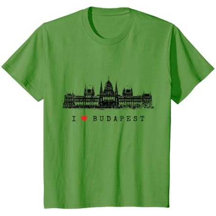 Kaos Budapest Parlemen Hungaria Retro Skyline I Love Budapest |dhSUrjAU|