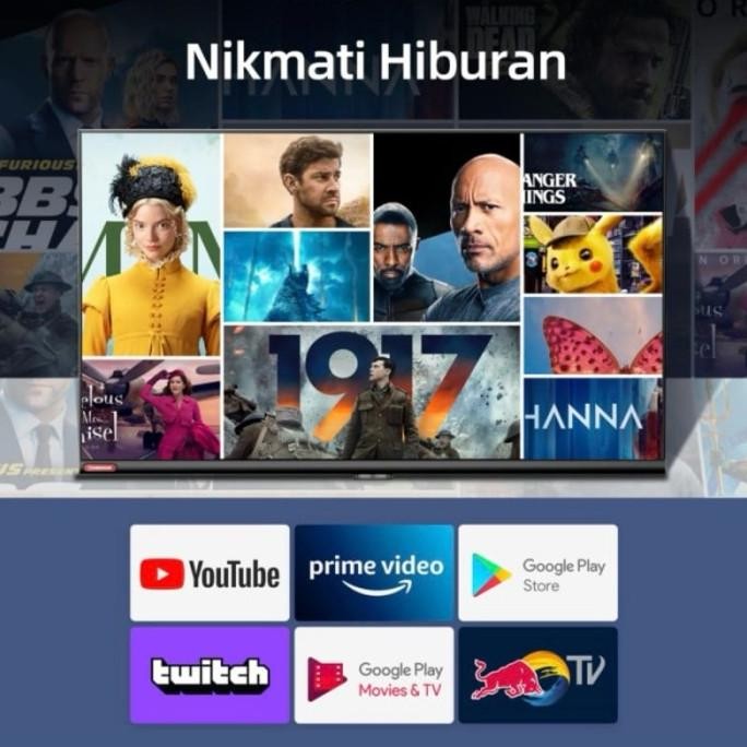 BIG SELE - Smart TV Android YouTube Netflix 20 Inch Garansi Resmi