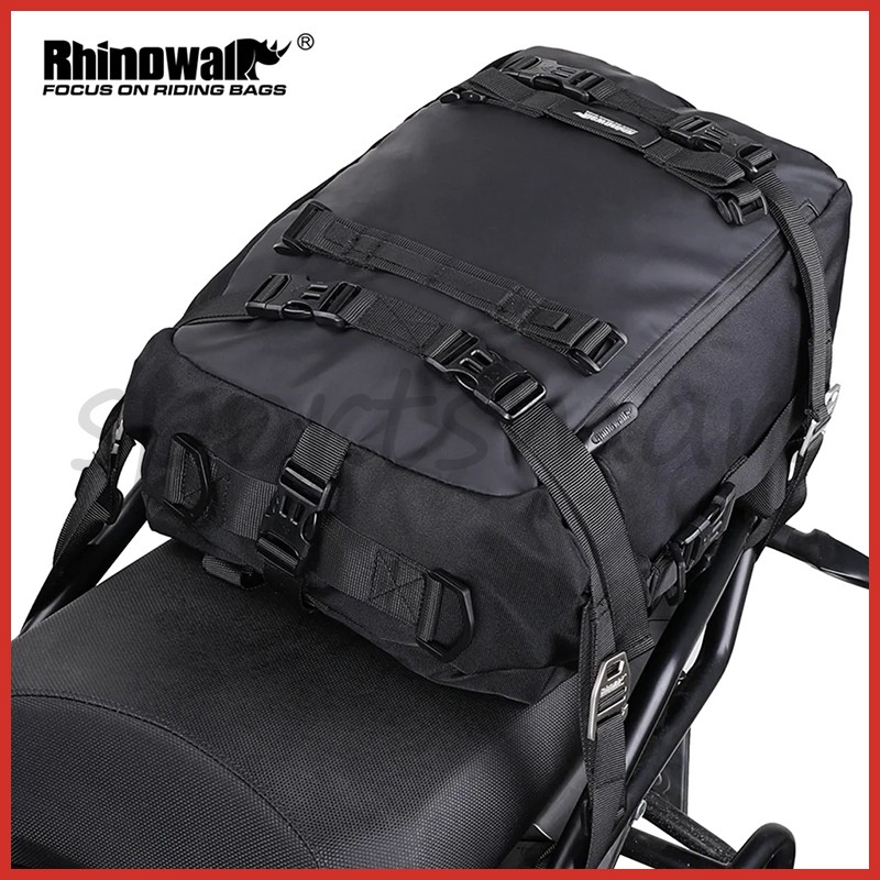 Tas Jok Belakang Sepeda Motor Rhinowalk 10/20/30L Tas Ransel Sepeda Multifungsi Tahan Air untuk Bers