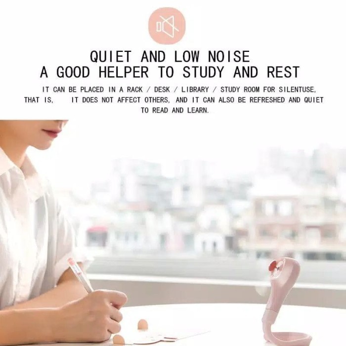 Mrcaisen Kipas Lilit Kipas Angin Mini Kipas Travel Kipas Kait Kipas