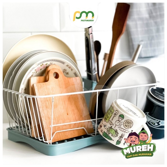 Produk Ready Rak Piring Stylish / Rak Dapur Aesthetic Nordic Style