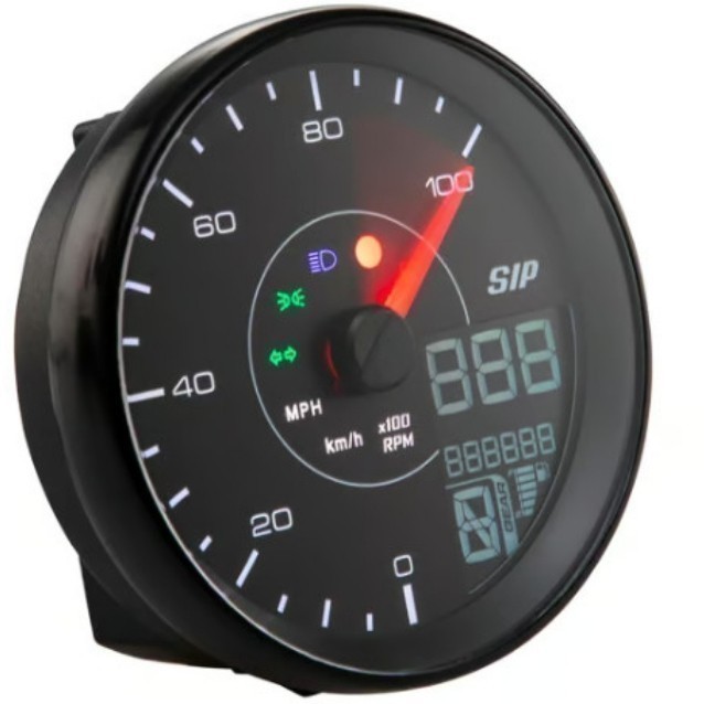 Spido Meter Sepedo Speedometer Digital SIP Scooter Vespa GTV New PX