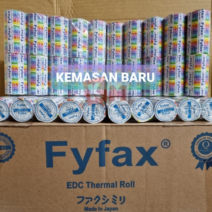 

TERBARU - Kertas Thermal Register Paper Roll FyFax 57 x 30 mm / 57x30 / EDC