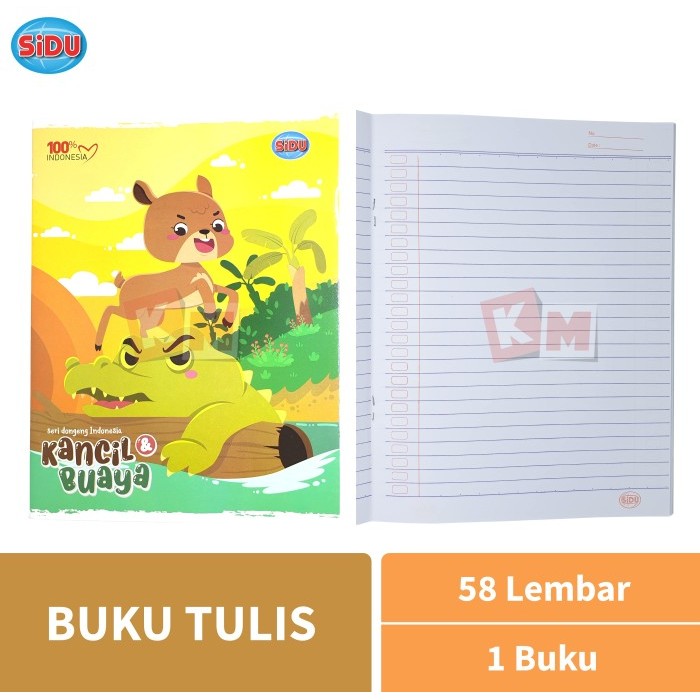 

HARGA DISC - Buku Tulis SIDU Isi 58 Lembar / Sinar Dunia 58 Lbr / 58Lb