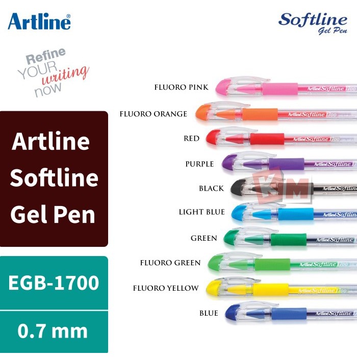 

BEBAS ONGKIR - Ball Pen Pulpen Gel Pen Artline Softline EGB-1700 / 0.7 mm / Pcs