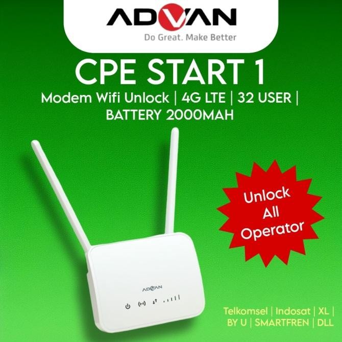 CPE ROUTER START ADVAN 4G WIFI MIFI MODEM