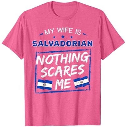 Istri Saya Orang Salvador El Salvador Kaos Bendera Akar Salvador |YKJ4WhGd|