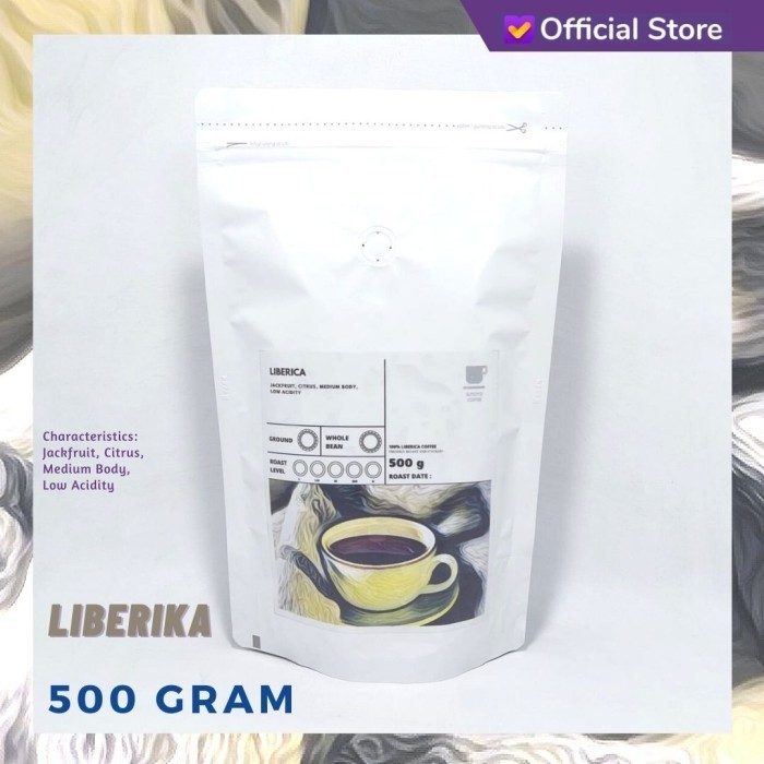 

[Dark Roast] Kopi Liberica 500 Gram OilyCafoilBerminyak