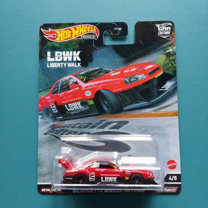 HOT WHEELS PREMIUM LIBERTY WALK (LBWK) NISSAN LB-ER34 R34