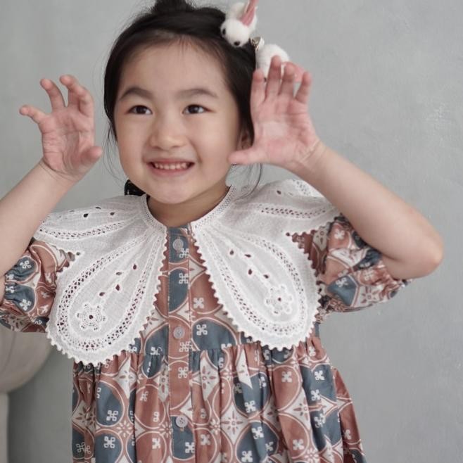 Batik Kepik | Raya Dress Batik Anak