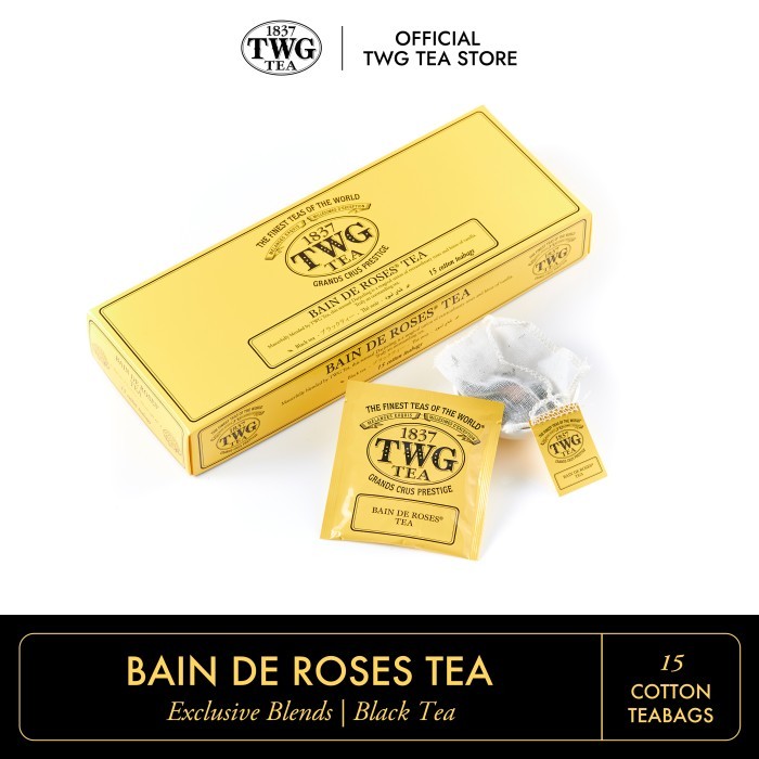 

TWG Tea Bain de Roses Tea, Cotton Teabag