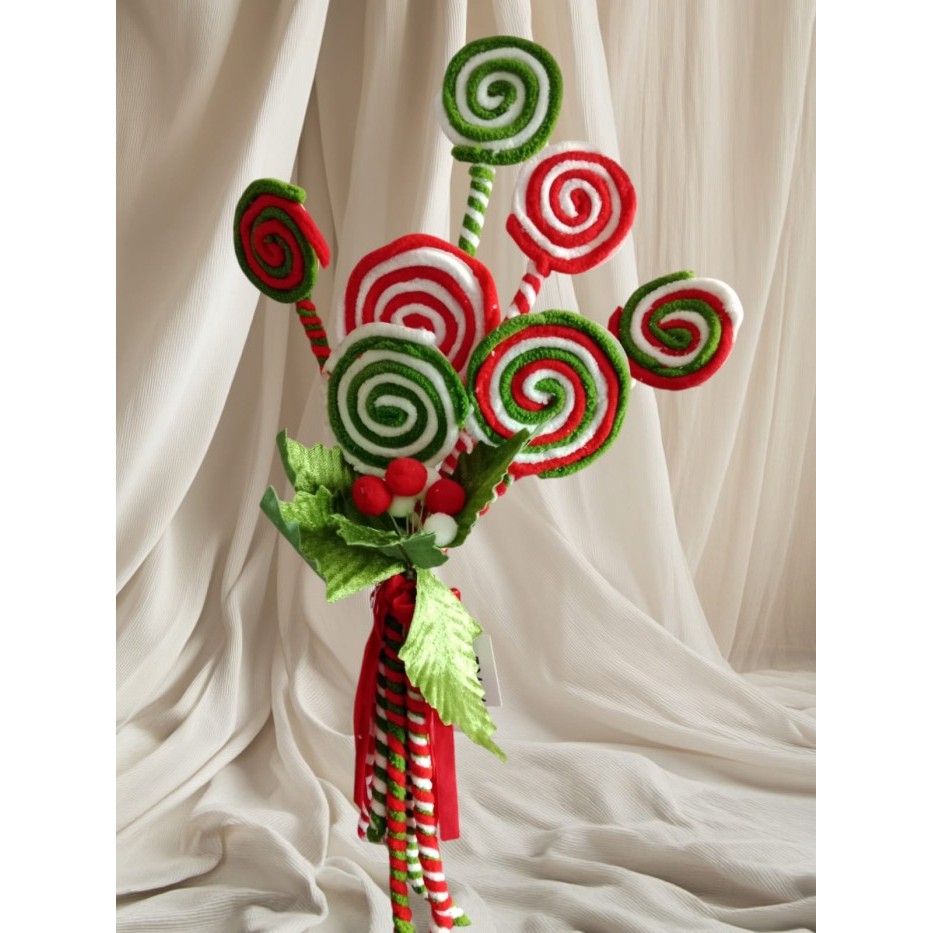 

Dekorasi Hiasan Natal Candy Cane Lolypop Gingerman / Christmas sweets decorations