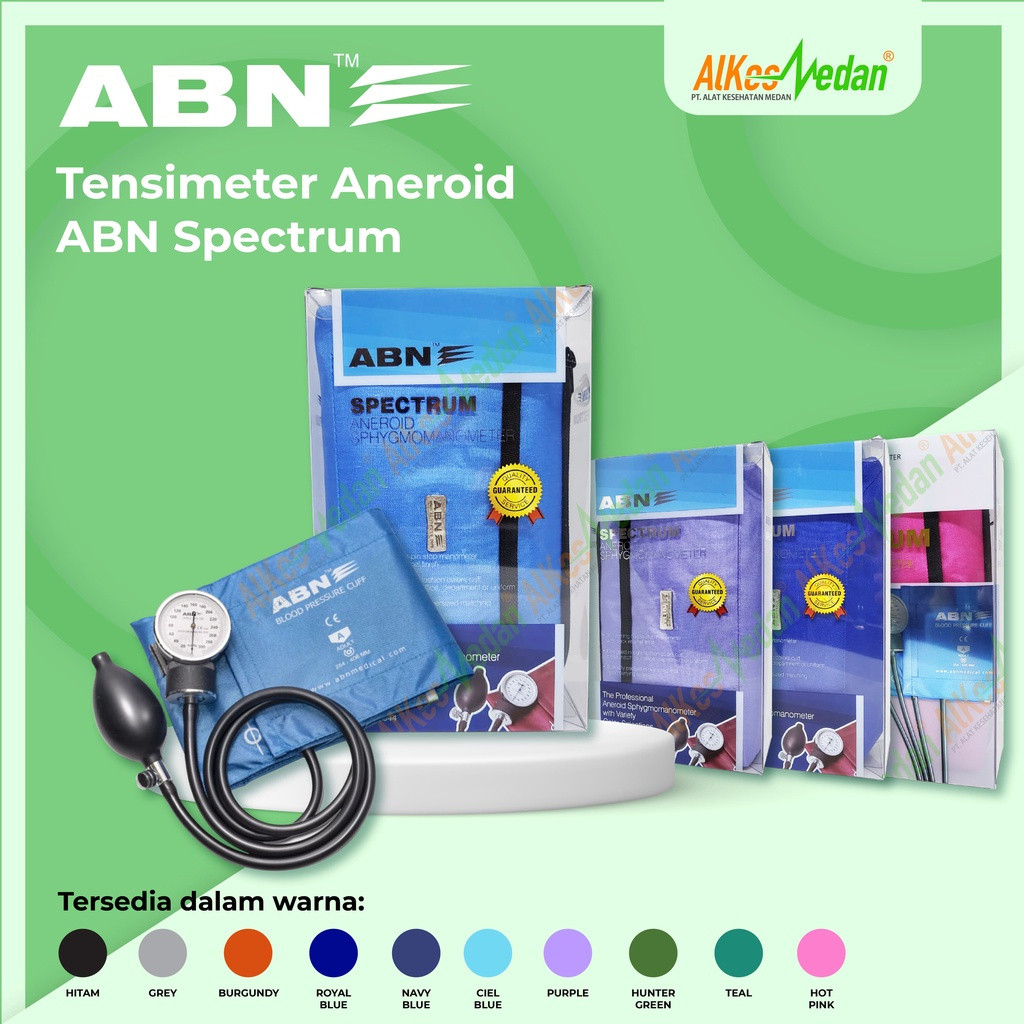 TENSIMETER ANEROID ABN SPECTRUM / STETOSCOPE MAJESTIC ABN ALKES MEDAN