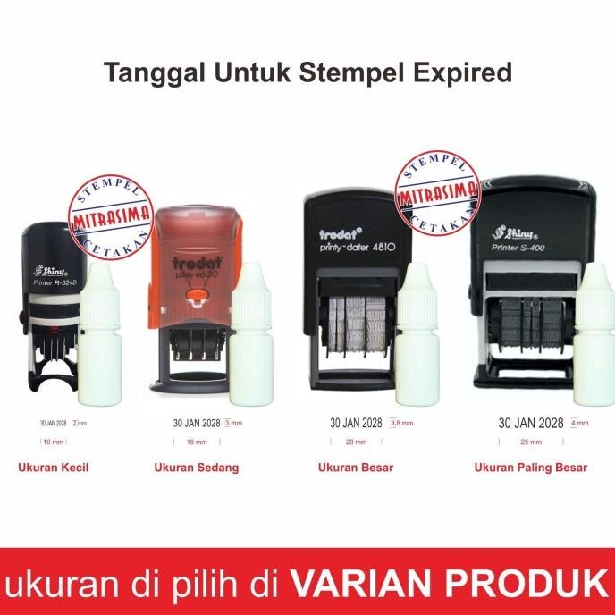 

Stempel Expired Untuk Tanggal Kadaluarsa Produk Original Dan Terpercaya
