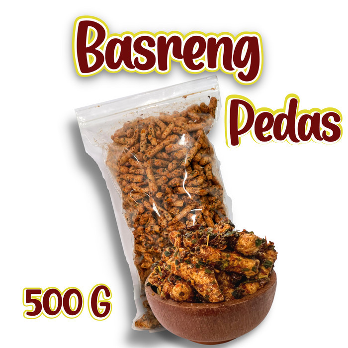 

BIG SALE BASRENG PEDAS DAUN JERUK 500GRAM SAJODO SNACK
